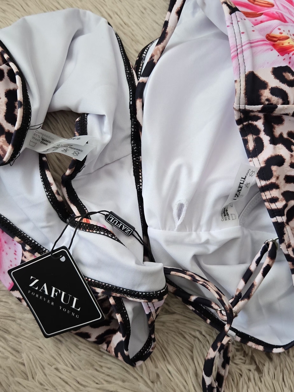 ZAFUL Floral Tankini Swimsuit #1375 - Picture 2 of 9